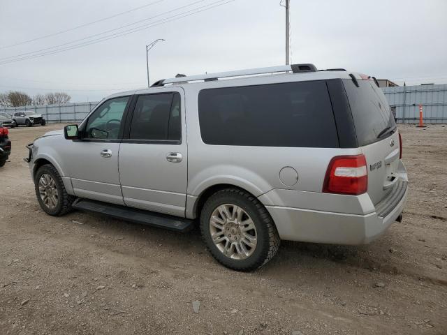 1FMJK2A57EEF15474 - 2014 FORD EXPEDITION EL LIMITED SILVER photo 2