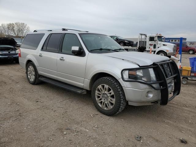 1FMJK2A57EEF15474 - 2014 FORD EXPEDITION EL LIMITED SILVER photo 4