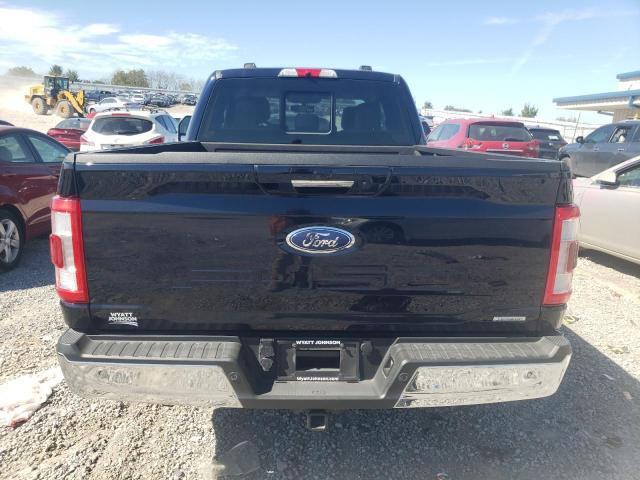 1FTFX1E85NKD77526 - 2022 FORD F150 SUPER CAB BLACK photo 6