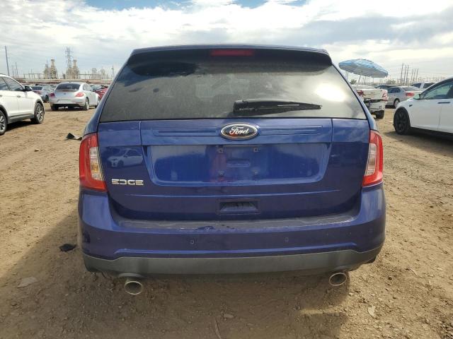 2FMDK3GC4DBE11690 - 2013 FORD EDGE SE BLUE photo 6