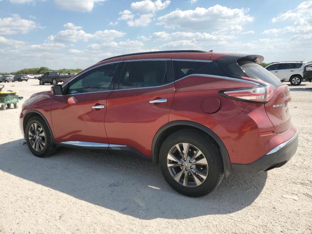 5N1AZ2MG5FN240746 - 2015 NISSAN MURANO S RED photo 2