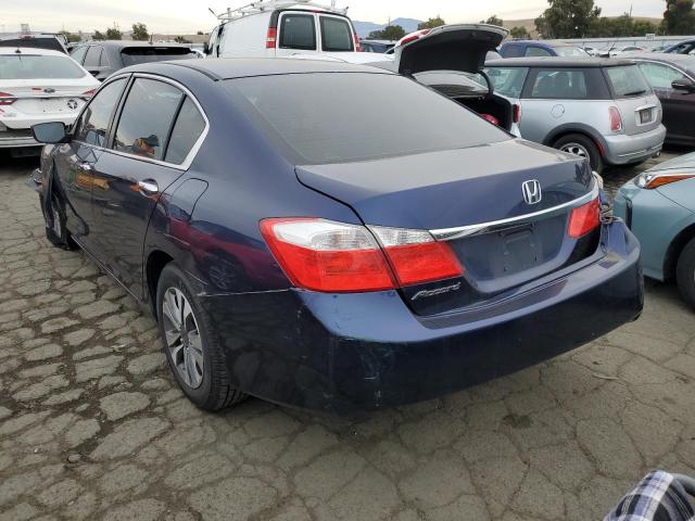 1HGCR2F39DA074356 - 2013 HONDA ACCORD LX BLUE photo 2