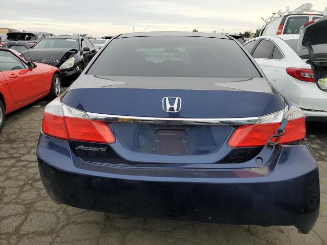 1HGCR2F39DA074356 - 2013 HONDA ACCORD LX BLUE photo 6