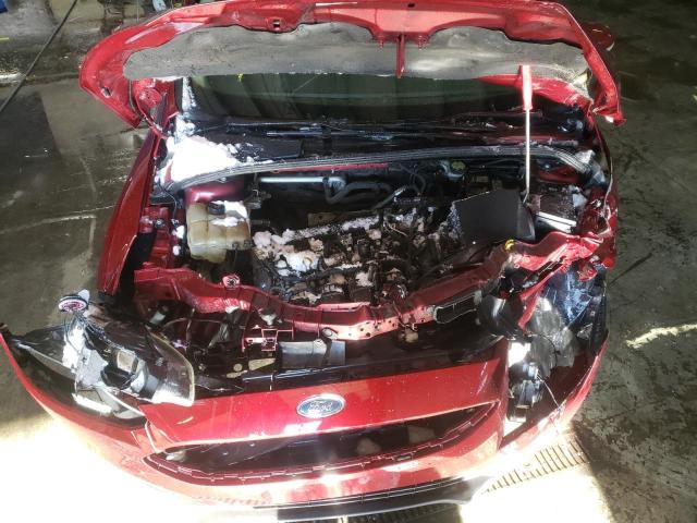 1FADP3F29GL320598 - 2016 FORD FOCUS SE BURGUNDY photo 11