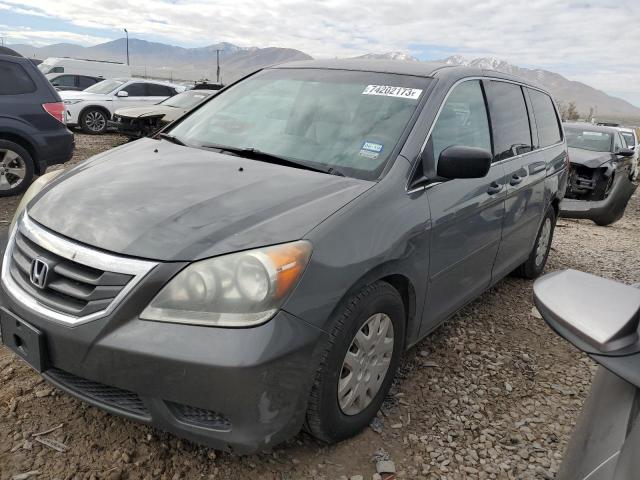 5FNRL38228B093929 - 2008 HONDA ODYSSEY LX GRAY photo 1