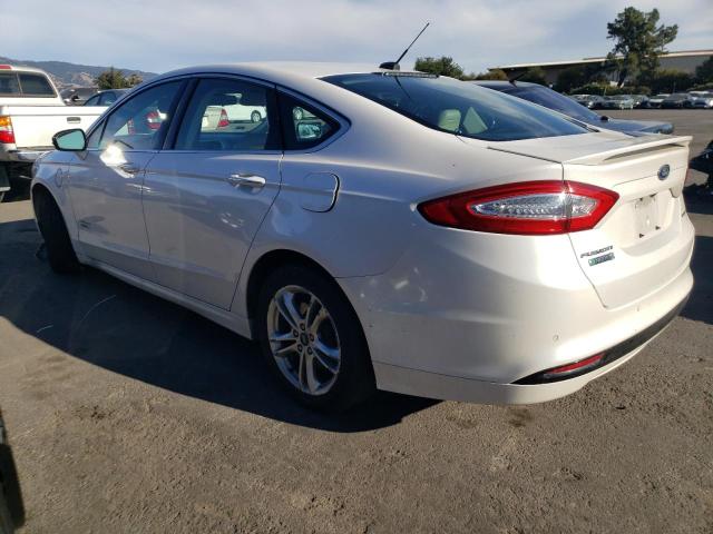 3FA6P0SU3FR119004 - 2015 FORD FUSION TITANIUM PHEV WHITE photo 2