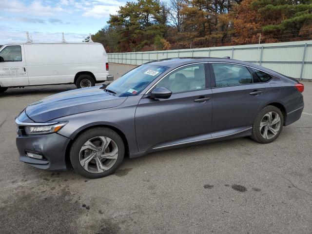 1HGCV1F56JA112886 - 2018 HONDA ACCORD EXL GRAY photo 1