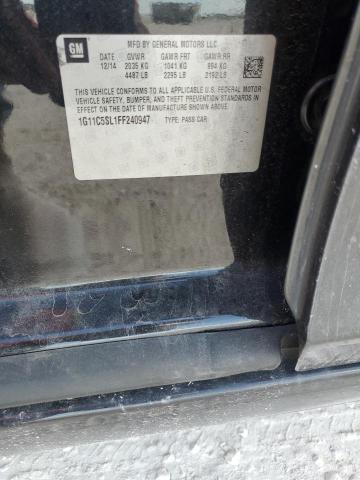 1G11C5SL1FF240947 - 2015 CHEVROLET MALIBU 1LT 黑色 照片 13