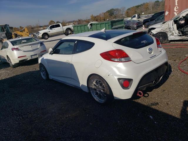 KMHTC6AE9GU297270 - 2016 HYUNDAI VELOSTER TURBO WHITE photo 2