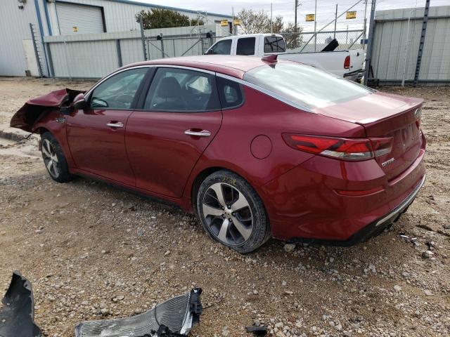 5XXGT4L31LG429668 - 2020 KIA OPTIMA LX RED photo 2