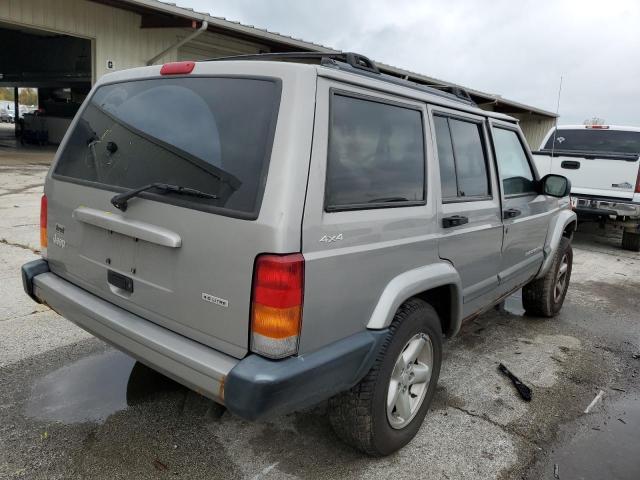 1J4FF48S11L566510 - 2001 JEEP CHEROKEE SPORT GRAY photo 3