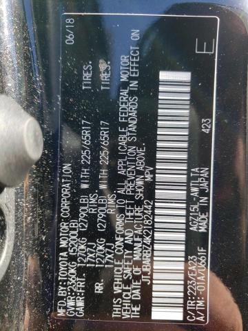 JTJBARBZ4K2182442 - 2019 LEXUS NX 300 BASE 黑色 照片 14