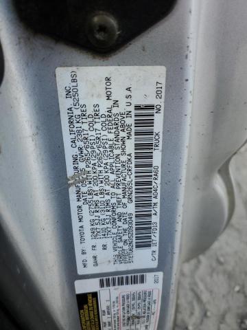 5TETU62N35Z093049 - 2005 TOYOTA TACOMA PRERUNNER ACCESS CAB SILVER photo 12