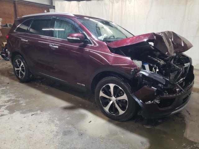 5XYPHDA50HG323608 - 2017 KIA SORENTO EX BURGUNDY photo 4