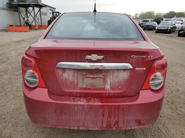 1G1JC5SB6D4112445 - 2013 CHEVROLET SONIC LT RED photo 6