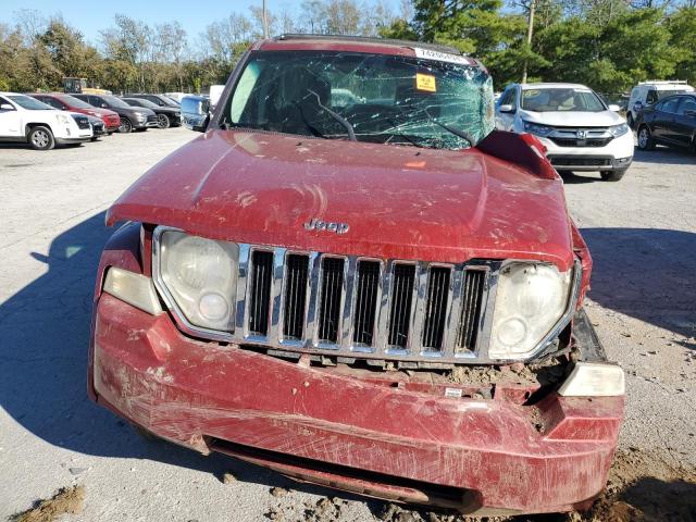 1J8GN28K98W206534 - 2008 JEEP LIBERTY SPORT RED photo 5