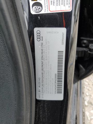 WAUHGAFC3FN028888 - 2015 AUDI A6 PRESTIGE BLACK photo 12