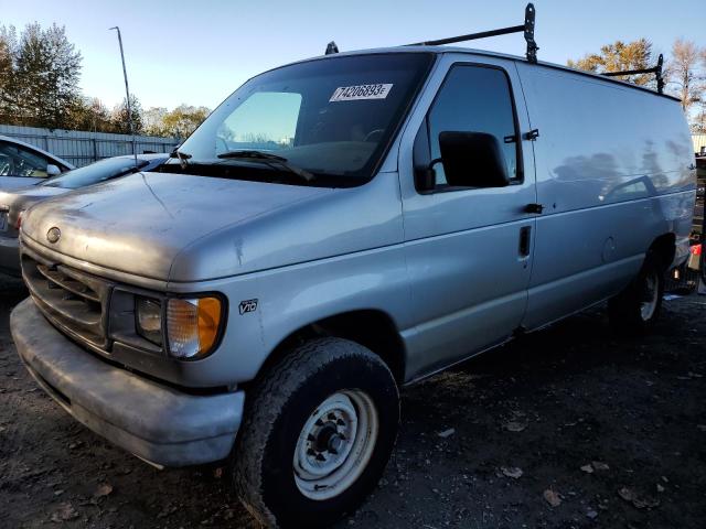 1FTSE34S2YHA76677 - 2000 FORD ECONOLINE E350 SUPER DUTY VAN SILVER photo 1