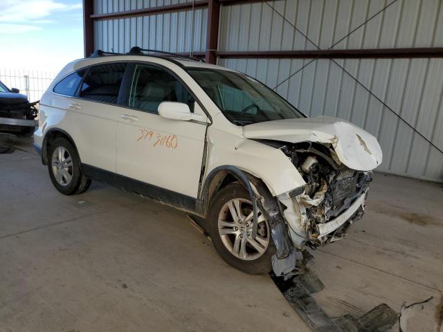 5J6RE4H75AL048637 - 2010 HONDA CR-V EXL WHITE photo 4