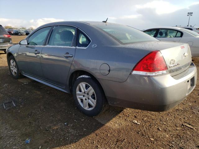 2G1WB57K091216787 - 2009 CHEVROLET IMPALA LS GRAY photo 2