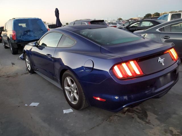 1FA6P8AM6F5344830 - 2015 FORD MUSTANG BLUE photo 2