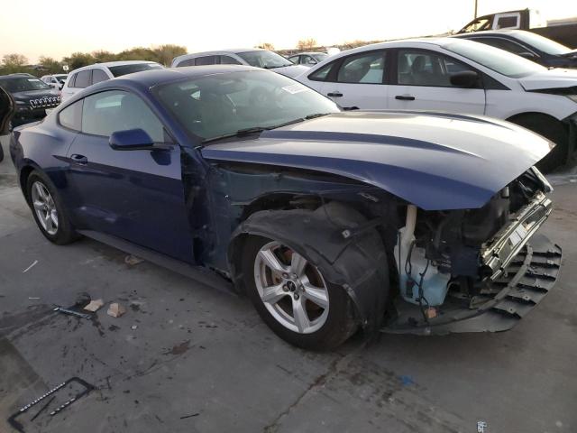 1FA6P8AM6F5344830 - 2015 FORD MUSTANG BLUE photo 4