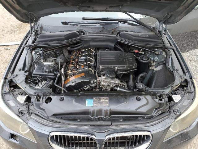 WBANW13598CZ83155 - 2008 BMW 535 I GRAY photo 11