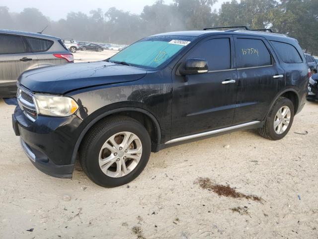 1C4RDJDG6DC677471 - 2013 DODGE DURANGO CREW BLACK photo 1