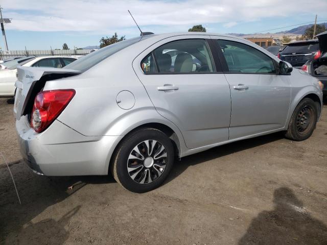 1G1JA5SG3F4216993 - 2015 CHEVROLET SONIC LS SILVER photo 3