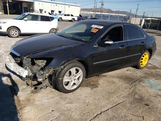 JH4KB16595C010431 - 2005 ACURA RL BLACK photo 1