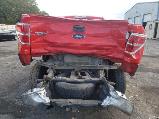 1FTFX1CTXDFB76767 - 2013 FORD F150 SUPER CAB RED photo 6