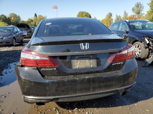 1HGCR2F51GA044547 - 2016 HONDA ACCORD SPORT BLACK photo 6