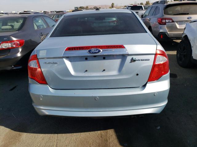 3FADP0L37AR351790 - 2010 FORD FUSION HYBRID BLUE photo 6