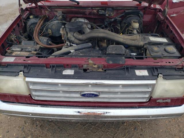 1FTEF26N4JPA54218 - 1988 FORD F250 MAROON photo 11