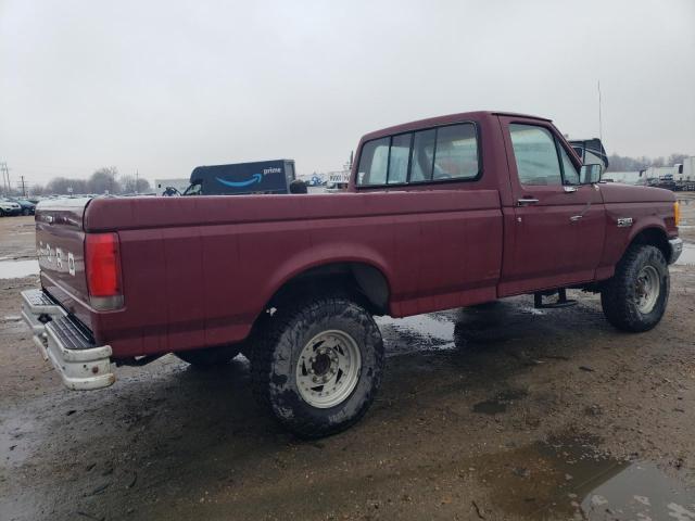 1FTEF26N4JPA54218 - 1988 FORD F250 MAROON photo 3