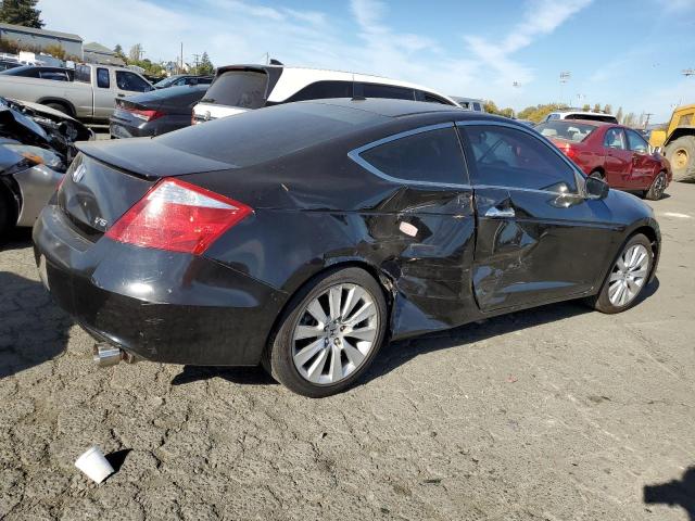 1HGCS22828A015953 - 2008 HONDA ACCORD EXL BLACK photo 3