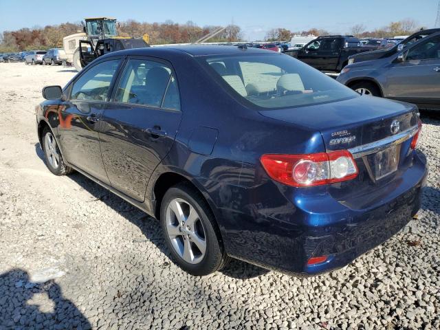 2T1BU4EE0BC599502 - 2011 TOYOTA COROLLA BASE BLUE photo 2