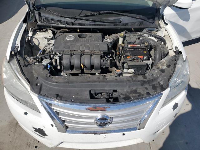 3N1AB7AP4FY246845 - 2015 NISSAN SENTRA S WHITE photo 11