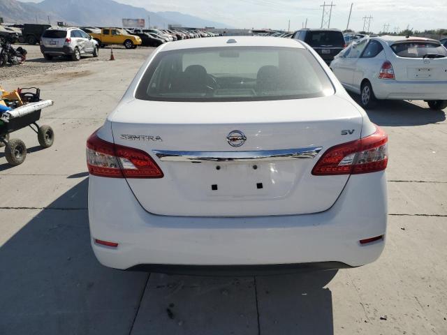 3N1AB7AP4FY246845 - 2015 NISSAN SENTRA S WHITE photo 6