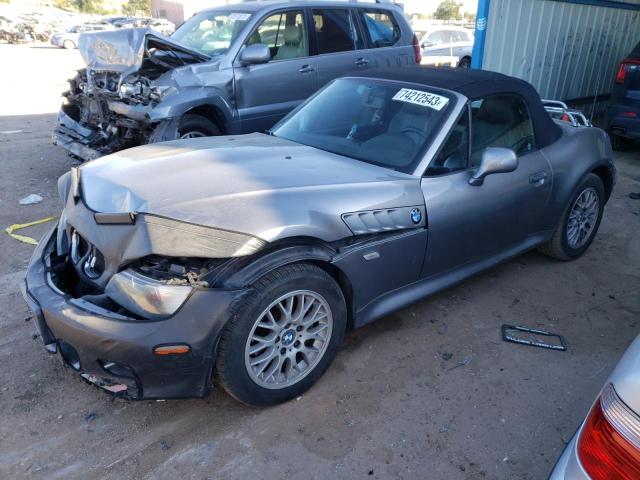 WBACN33421LK47760 - 2001 BMW Z3 2.5 GRAY photo 1