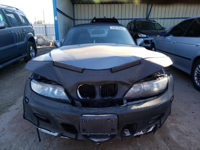 WBACN33421LK47760 - 2001 BMW Z3 2.5 GRAY photo 5