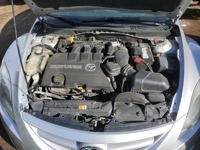 1YVHZ8CBXC5M13100 - 2012 MAZDA 6 S SILVER photo 11