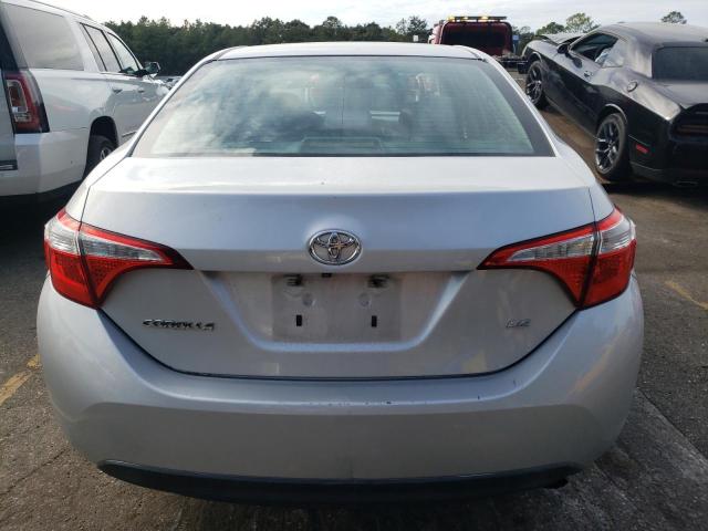 5YFBURHE5EP115868 - 2014 TOYOTA COROLLA L SILVER photo 6