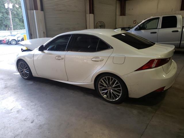 JTHCF1D25E5007189 - 2014 LEXUS IS 250 WHITE photo 2