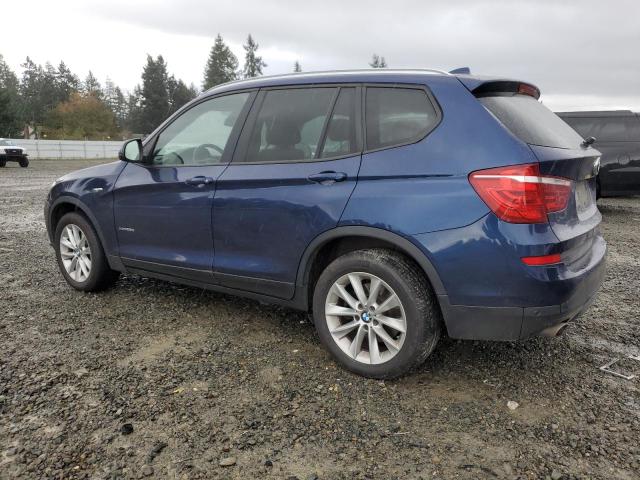 5UXWY3C5XF0E96592 - 2015 BMW X3 XDRIVE28D BLUE photo 2