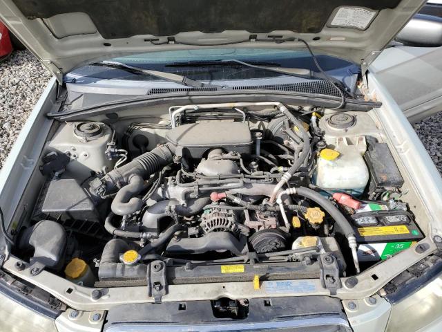 JF1SG65675H721340 - 2005 SUBARU FORESTER 2.5XS ბეჟი ფოტო 11