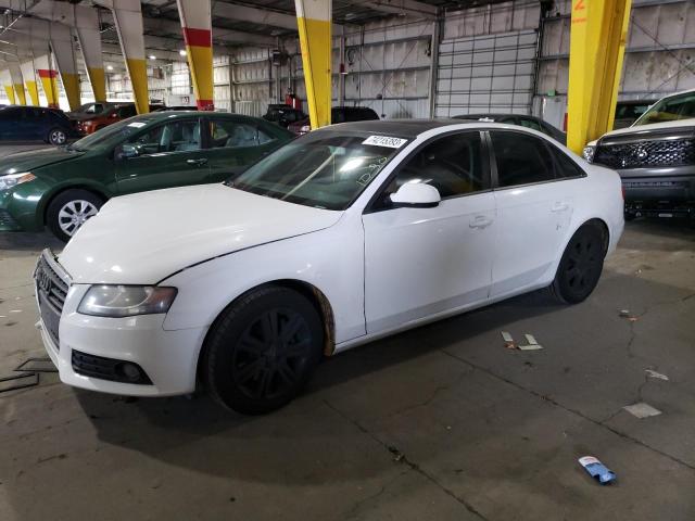 WAUBFAFL8AN007388 - 2010 AUDI A4 PREMIUM WHITE photo 1