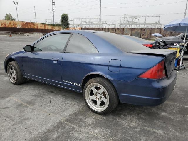 1HGEM21901L054242 - 2001 HONDA CIVIC SI BLUE photo 2