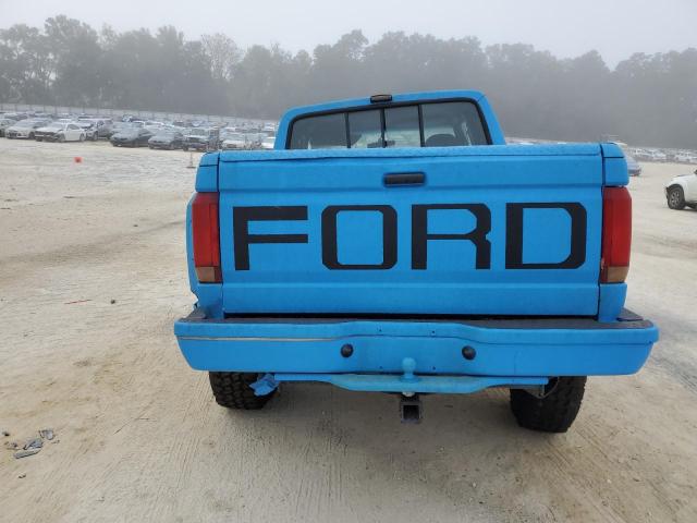 1FTEX15N9PKA92879 - 1993 FORD F150 BLUE photo 6