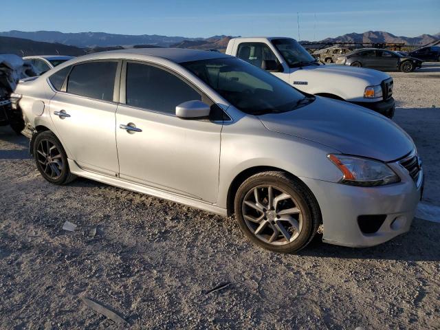 3N1AB7AP0EY253905 - 2014 NISSAN SENTRA S SILVER photo 4